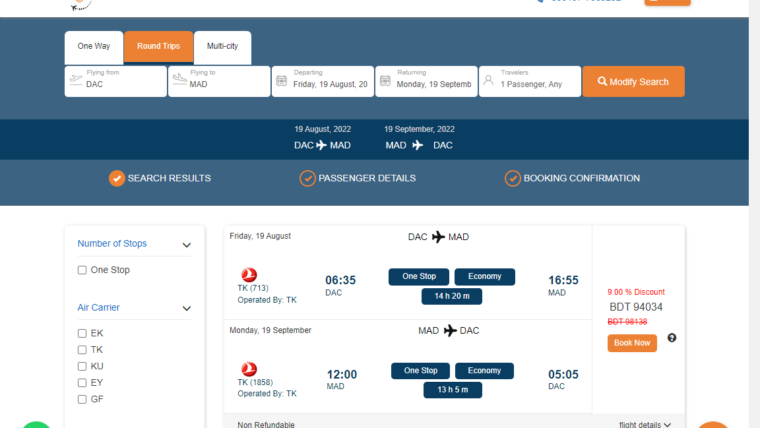 Dhaka to Spain Cheap Flights – Dhaka to Madrid Cheap Air Tickets