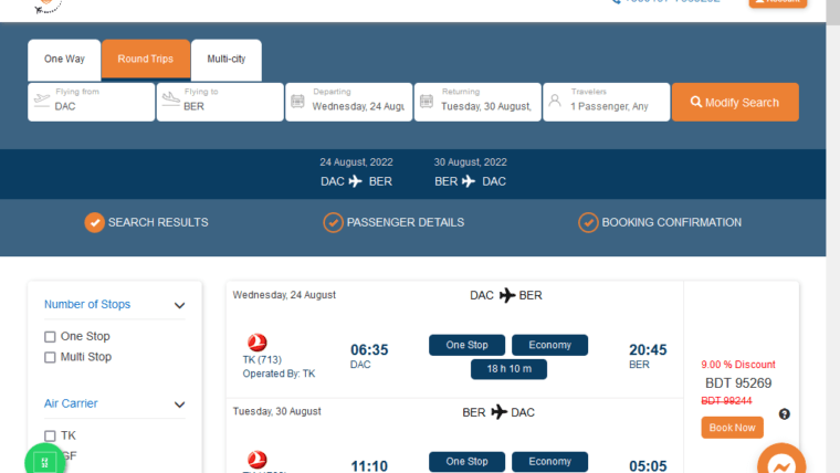 Dhaka to Germany Cheap Flights – Dhaka to Berlin Cheap Air Tickets