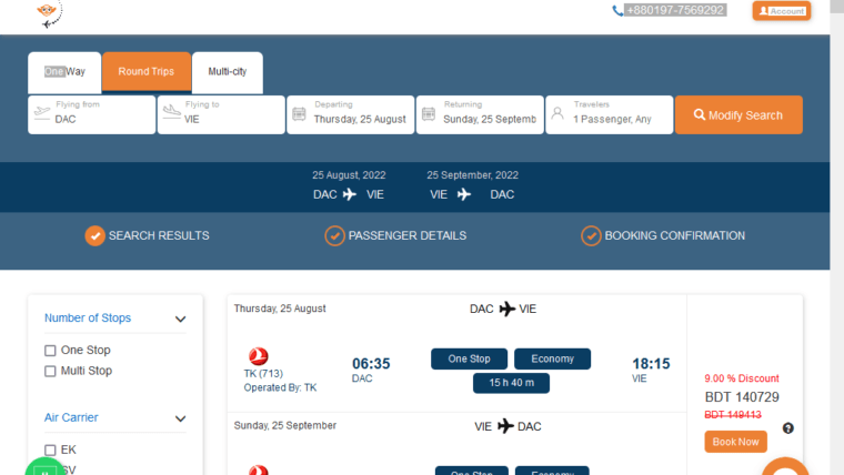 Dhaka to Vienna Cheap Air Tickets | Dhaka to Austria Cheap Flights