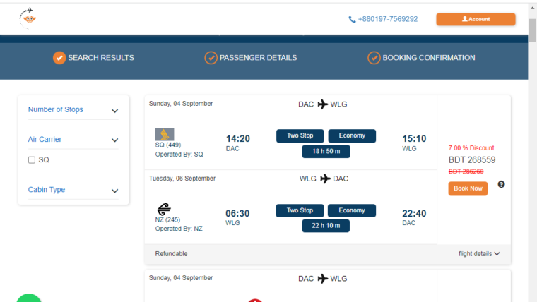 Dhaka to New Zealand Cheap Flights – Dhaka to Wellington Cheap Air Tickets
