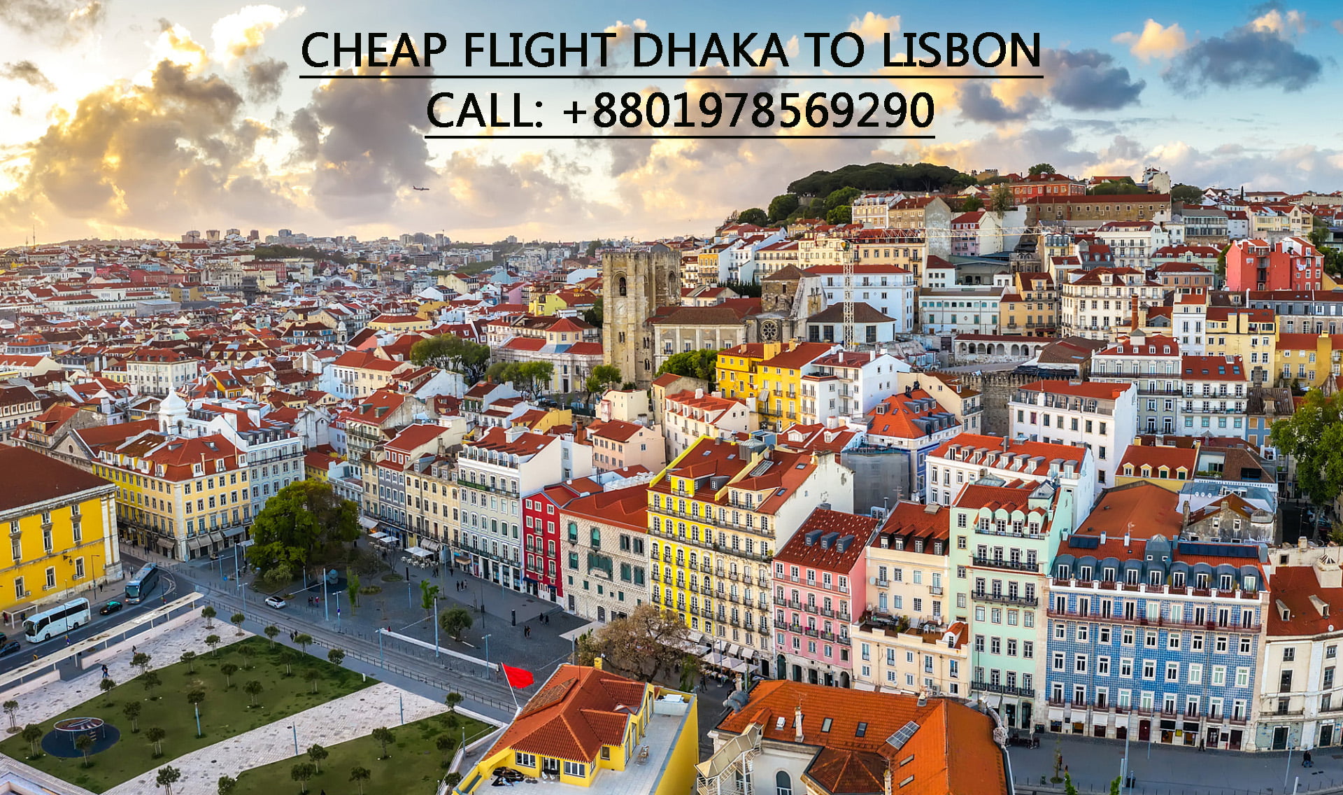 Dhaka to Lisbon Cheap Flight